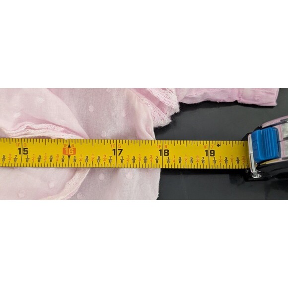 LoveShackFancy Natasha Heritage Mini Dress Women's Size Medium Peony Pink Dress - Picture 8 of 9